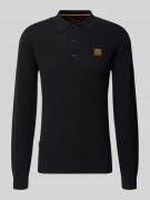 Gebreide pullover met polokraag