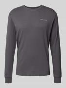 Slim fit shirt met lange mouwen van puur katoen