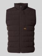 Bodywarmer met opstaande kraag