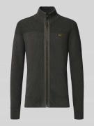 Gebreid jack met ritssluiting