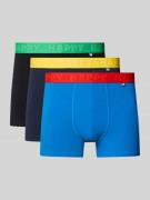 Boxershort met elastische logoband in een set van 3 stuks