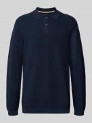 Gebreide pullover met polokraag