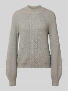 Regular fit gebreide pullover van viscosemix, model 'KATIA'