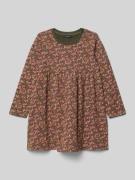 Regular fit jurk met all-over bloemenprint