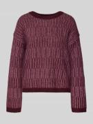 Relaxed fit pullover van wolmix met alpaca, model 'FALVA'