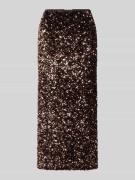 Midirok met pailletten en loopsplit