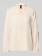 Regular fit blouse met V-hals