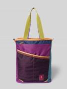Tote bag met labeldetail