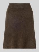 Minirok van wolmix met alpaca, model 'LULU'