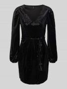 Getailleerde vrijetijdsjurk met glitter, model 'SENSA'