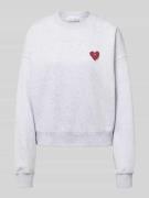 Sweatshirt met motiefprint, model 'Nina'