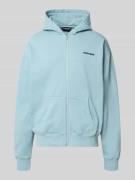 Oversized sweatjack met logo