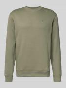 Regular fit sweatshirt van katoenmix