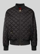 Regular fit gewatteerd jack met opstaande kraag, model 'BICOL2541'