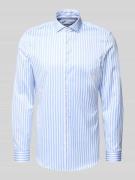 Super slim fit zakelijk overhemd van katoen met haaikraag