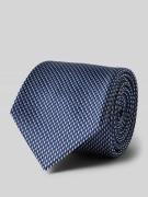 Stropdas van zijde in all-over look (8 cm)