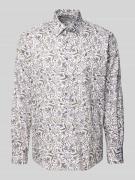 Comfort fit zakelijk overhemd van katoen met kentkraag