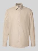 Comfort fit zakelijk overhemd van katoen met kentkraag