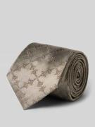 Stropdas van zijde met stitchings (8 cm)
