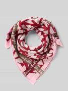 Sjaal met katoen en wol