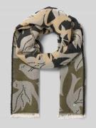 Sjaal met katoen en wol