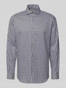 Regular fit zakelijk overhemd van katoen met kentkraag