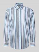 Regular fit zakelijk overhemd van katoen met kentkraag