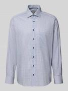 Comfort fit zakelijk overhemd van katoen met kentkraag