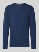 Regular fit shirt met lange mouwen van katoenmix, model 'TEMPESTO'