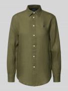 Overhemdblouse van zuiver linnen