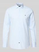 Slim fit zakelijk overhemd van puur katoen