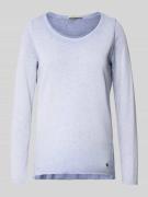 Gebreide pullover met rolzoom