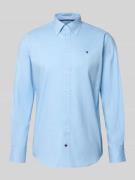 Regular fit zakelijk overhemd van puur katoen