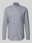 Regular fit zakelijk overhemd van puur katoen