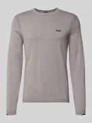 Regular fit gebreide pullover van puur katoen, model 'EVER X'