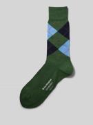 Sokken van scheerwolmix met labeldetail