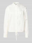 Relaxed fit overhemdblouse van puur katoen