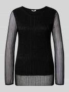 Blouse met ronde hals