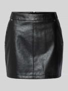 Minirok in leerlook, model 'Ella' - LeGer Studio-collectie