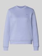 Regular fit sweatshirt van katoenmix