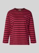 Comfort fit shirt met lange mouwen van puur katoen, model 'BANILLA'