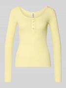 Slim fit shirt met lange mouwen van katoenmix, model 'KITTE'