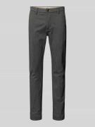 Slim fit broek met ceintuurlussen, model 'MARCO'