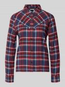 Overhemdblouse met knoopsluiting