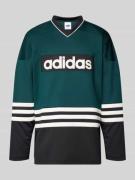 Shirt met lange mouwen en labeldetail