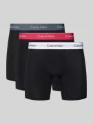 Boxershort met elastische logoband in een set van 3 stuks