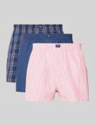 Boxershort met elastische band in een set van 3 stuks