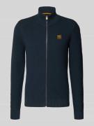 Gebreid jack met ritssluiting