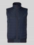 Gilet met opstaande kraag