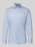 Regular fit zakelijk overhemd van katoen met kentkraag